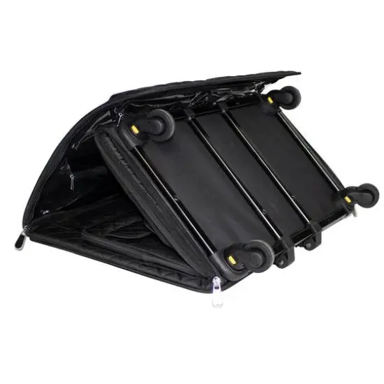 Everything Mary XL Black Quilted Deluxe Rolling Sewing Machine Case {9}