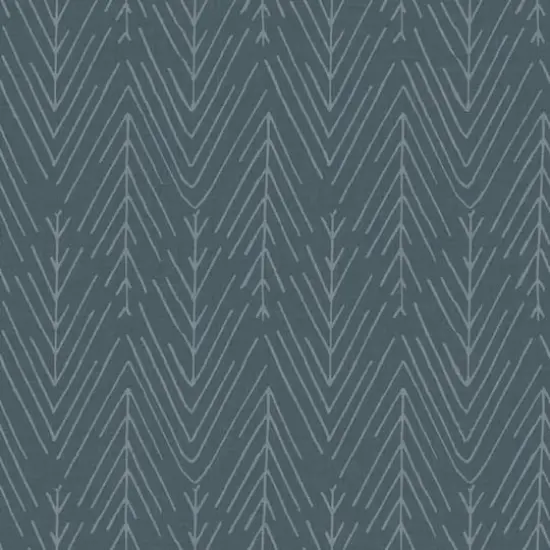 RoomMates Twig Hygge Herringbone Peel & Stick Wallpaper Navy and gray {1}