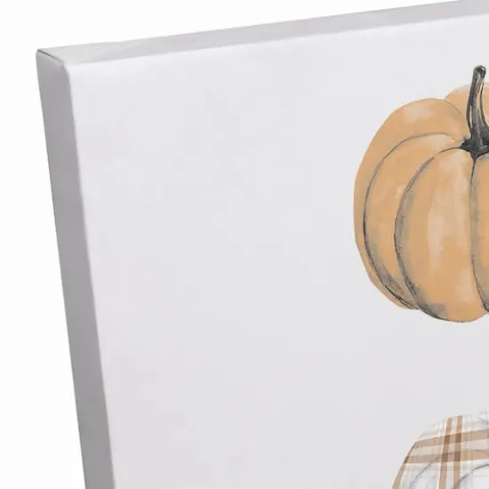 Fall Pumpkin Trio Canvas Wall Art {4}