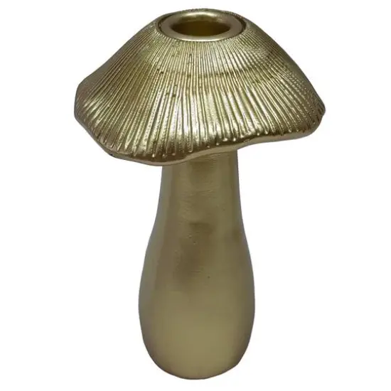 Gold Mushroom Taper Candle Holder by Ashland&reg; {4}