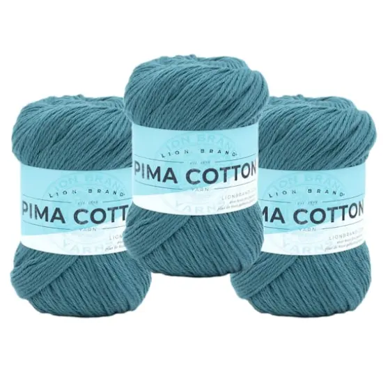 3 Pack Lion Brand&reg; Pima Cotton Yarn Dragonfly {1}