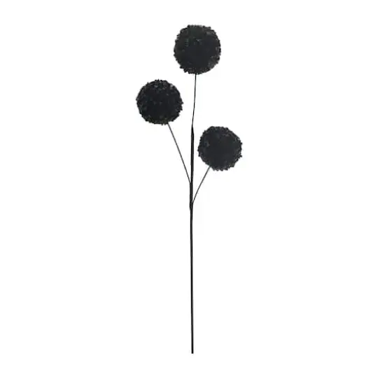 25.5" Sequin Spheres Stem by Ashland&reg; Black {1}