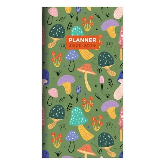 TF Publishing 2025-2026 Small Mushroom Patch Monthly Pocket Planner {1}