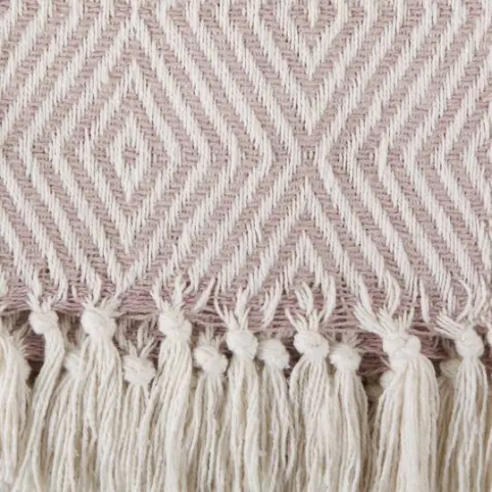 DII&reg; X-Diamond Geometric Throw Dusty Lilac {5}