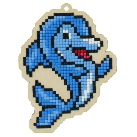 Wizardi Diamond Painting Kit Dolphin {1}