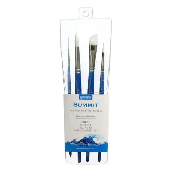 Princeton&trade; Summit&trade; Series 6100 White Synthetic Brush Set {1}