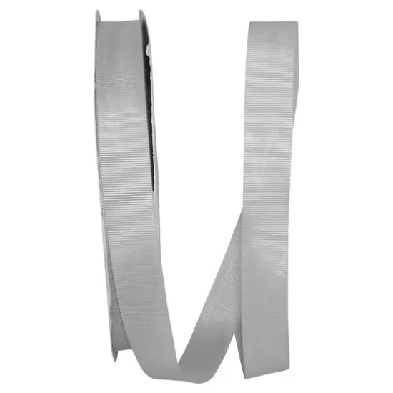 Reliant 7/8" x 100yd. Grosgrain Allure Ribbon Shell Gray {1}