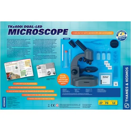 Thames & Kosmos TKx400i Dual-LED Microscope Biology Kit {3}