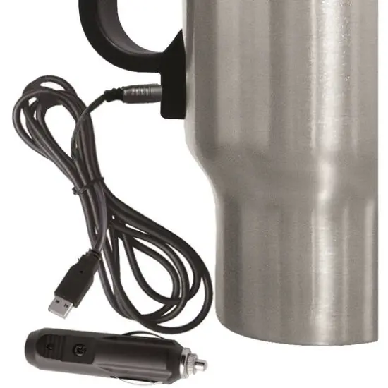 Brentwood 16oz. Stainless Steel Heated Travel Mug {3}