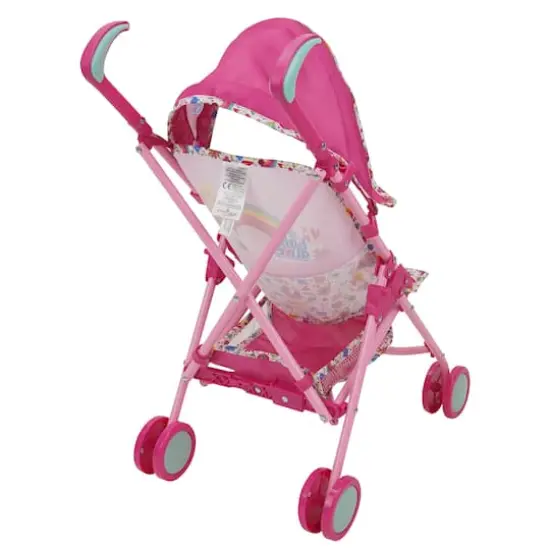 509 Crew Baby Alive Pink and Rainbow Doll Stroller {4}