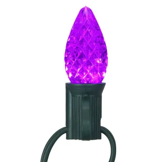 Multicolor Faceted C7 LED Replacement Christmas Bulbs, 25ct. {6}