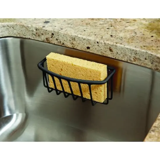 Kitchen Details Sponge Holder Black {6}