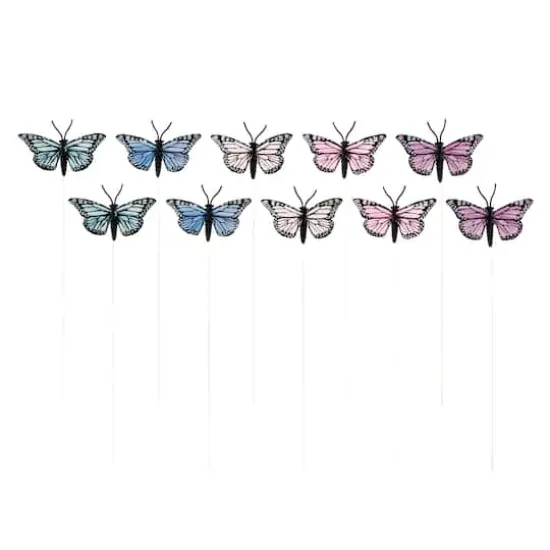 Purple & Blue Feather Butterflies, 10ct. by Ashland&reg; {1}