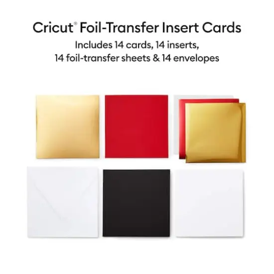 Cricut&reg; S40 Foil Transfer Insert Cards, Royal Flush Sampler {3}