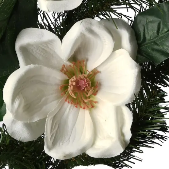 6ft. North Valley Spruce Magnolia Flower Garland {1}