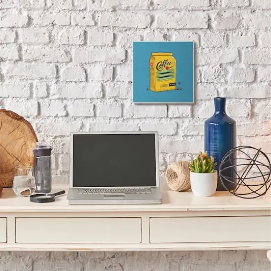 Stupell Industries Coffee Wisdom Wooden Wall Plaque {4}