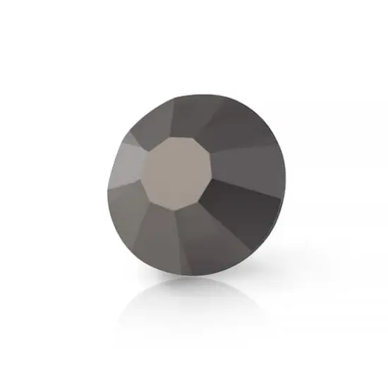 Preciosa MAXIMA SS20 Flatback Czech Crystals, 144ct. Jet Silver Flare {4}