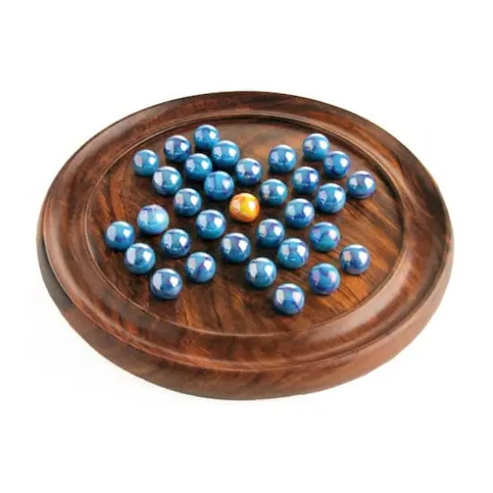 Standard Wooden Solitaire Coffee Table Game {3}