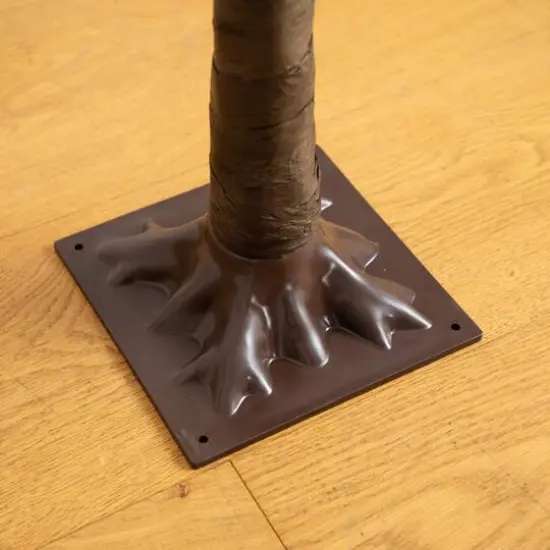 6ft. Pre-Lit Bright Autumn Eucalyptus Artificial Fall Tree with 420 Warm White LED Lights {7}