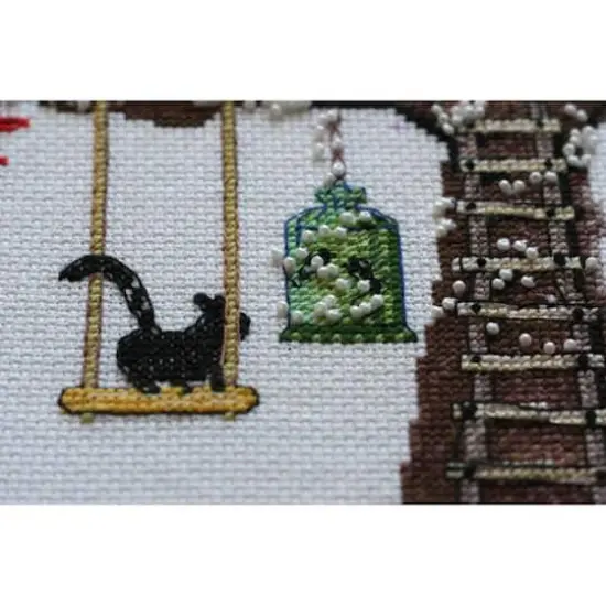 Abris Art Cat House Cross-Stitch Kit Cat House {5}