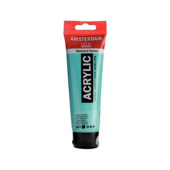Amsterdam 120mL Standard Acrylic Paint 661 Turquoise Green {1}