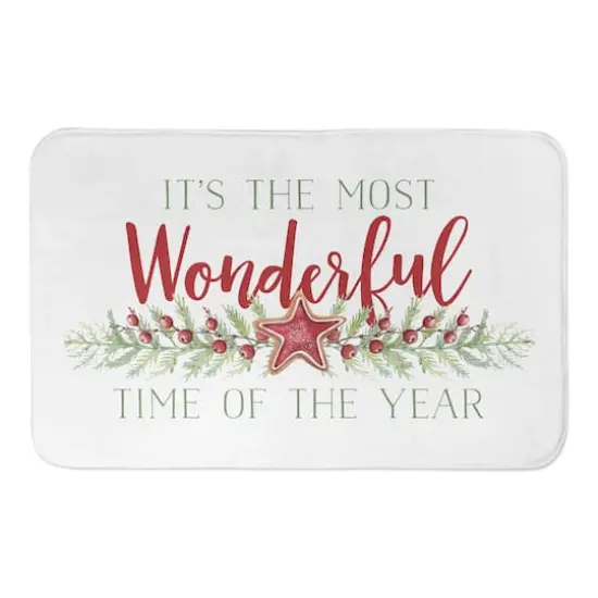 The Most Wonderful Time of the Year Bath Mat {1}