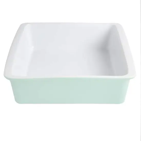 Martha Stewart 8.25" Mint Ceramic Baker {1}