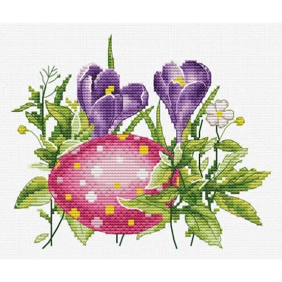 Luca-S Easter Egg Counted Cross Stitch Kit {5}