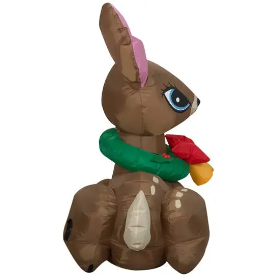 3ft. Airblown&reg; Inflatable Christmas Vintage Deer {3}