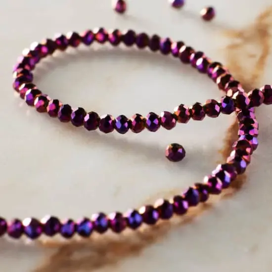 Purple Faceted Round Beads, 2mm by Bead Landing&trade; {3}
