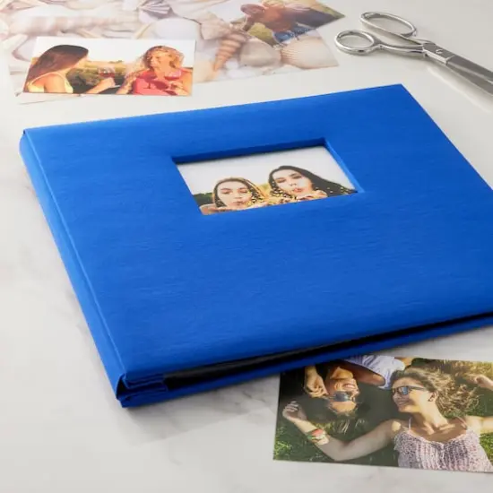 12" x 12" Cloth Scrapbook Album by Recollections&reg; Blue {3}