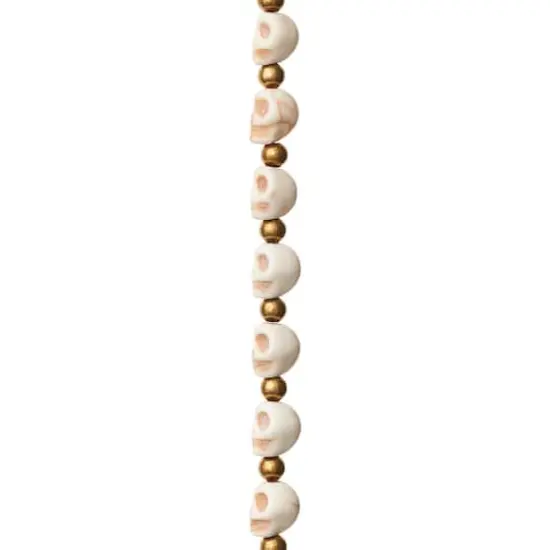 Skull Howlite Beads by Bead Landing&reg;, 8mm {1}