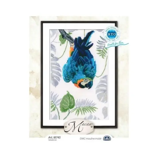 RTO Macaw Cross Stitch Kit {3}