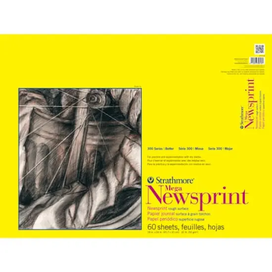 Strathmore&reg; 300 Series Newsprint Paper Pad {1}