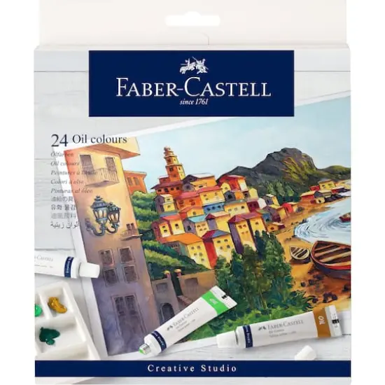 Faber-Castell Creative Studio 24 Color Oil Paint Set {1}