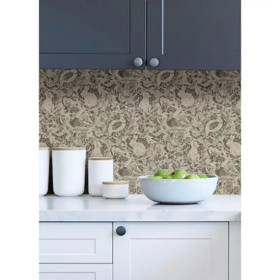 NuWallpaper Charcoal Terrene Peel & Stick Wallpaper {5}