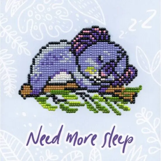 Diamond Art Beginner Sleeping Koala Kit {1}