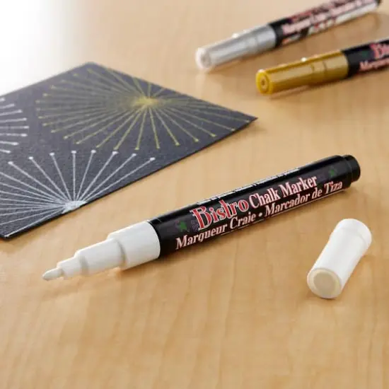 Marvy&reg; Uchida Bistro Fine Point Chalk Marker White {3}