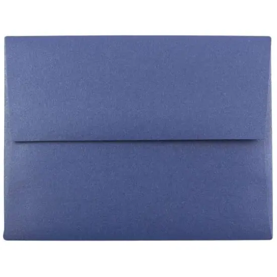 JAM Paper 4.375" x 5.75" Metallic Invitation Envelopes, 50ct. Ruby Purple Stardream {2}