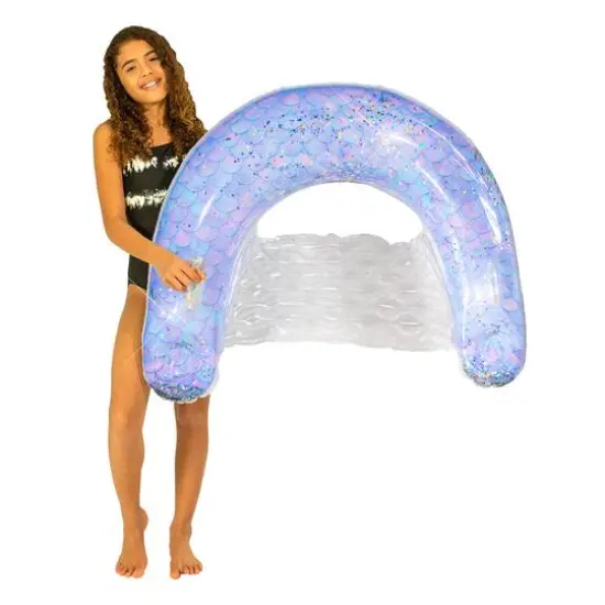 PoolCandy Mermaid Collection 42" Glitter Sun Chair {1}