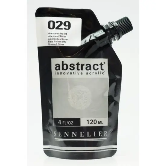 Sennelier Abstract&reg; Iridescent Acrylic Paint, 120mL Iridescent Silver {1}