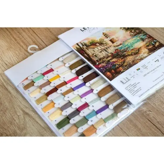 Letistitch Plastic Canvas Counted Cross Stitch Kit Easter Ornaments Kit, 8Ct. {4}