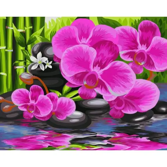 Crafting Spark Orchid Painting by Numbers Kit {1}