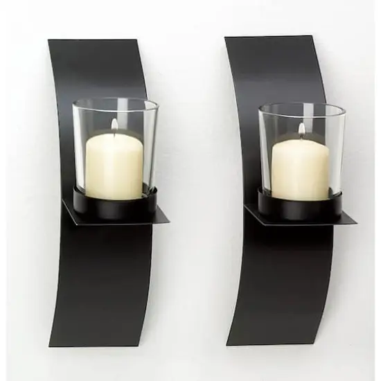 8" Mod-Art Candle Wall Sconce, 2ct. {5}