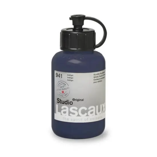 Lascaux Studio Acrylic Paint, 85mL 941 Indigo {4}