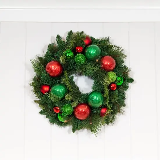 Village Lighting 24" Christmas Cheer Wreath {10}