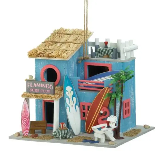 9'' Seaside Surf's Up Birdhouse  {1}