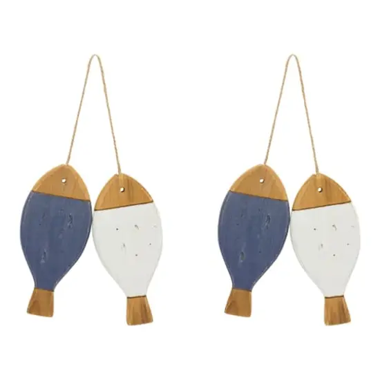 Fir Wood Fish Ornaments, 2ct. {1}