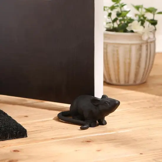 Cast Iron Rat Doorstop {6}