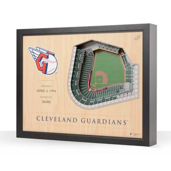MLB 25-Layer StadiumView Wall Art Cleveland Indians {1}